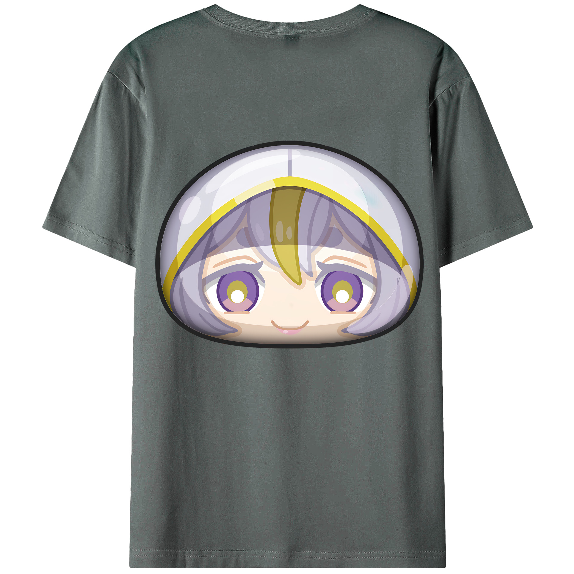 （画像用） 妖怪ウォッチ Yo-kai Watch 綿100％ メンズ半袖Tシャツ（バックプリント） 通気性